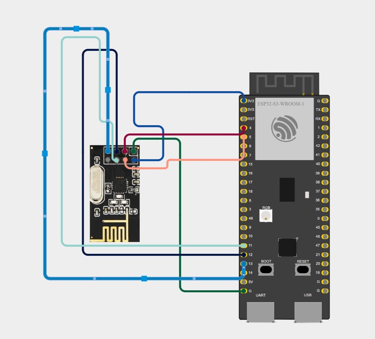 What if you could send messages and photos from a forest or mountain where there’s no internet or cellular network? 🌲📡 Wiring Schematic
